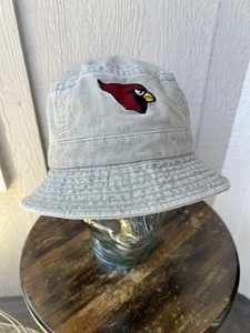 St. Louis Cardinals Khaki Colored Bucket Hat - Cardinal Head Logo - Picture 1 of 5