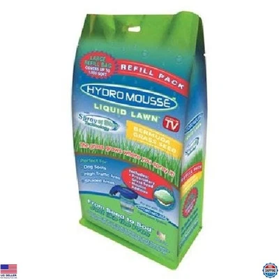 Hydro Mousse 百慕大草籽补充袋 10 磅 - 盖高达 1000 平方英尺 — 第 1/4 张图片