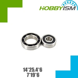 14x25.4x6   7x19x6 Novarossi OS Ceramic ENGINE BEARING KIT - Picture 1 of 4