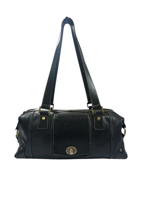 Boots N Bags Women’s Black Leather Purse Vintage - Image 1 of 4