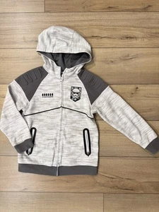 Star Wars Hoodie 8 Full Zip 1st Order Stormtrooper Mandalorian Boys Jacket - Picture 1 of 1