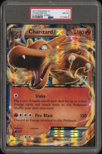 OVERSIZED CHARIZARD EX PSA 8 NM-MT 2014 POKEMON FLASHFIRE XY JUMBO 11/106 RARE - Picture 1 of 2