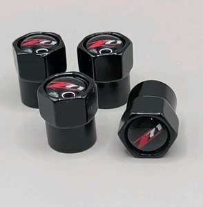 4x Black Z71 Tire Air Valve Stem Cap Fits Most Cars, Wagons & SUVs - Picture 1 of 3