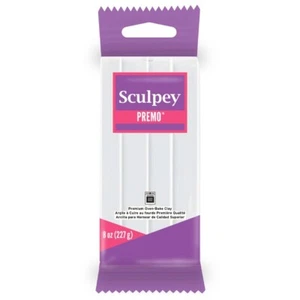 Sculpey Premo Polymer Clay - White 8oz (227g) Medium Bar - 5001 - Picture 1 of 4