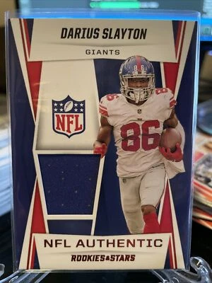 DARIUS SLAYTON 2021 ROOKIES & STARS NFL Authentic RELIC New York Giants - Image 1 of 2