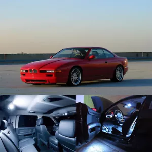 14X White Interior LED Light kit for BMW 8 series E31 Coupe 840ci 850ci 850csi - Bild 1 von 10