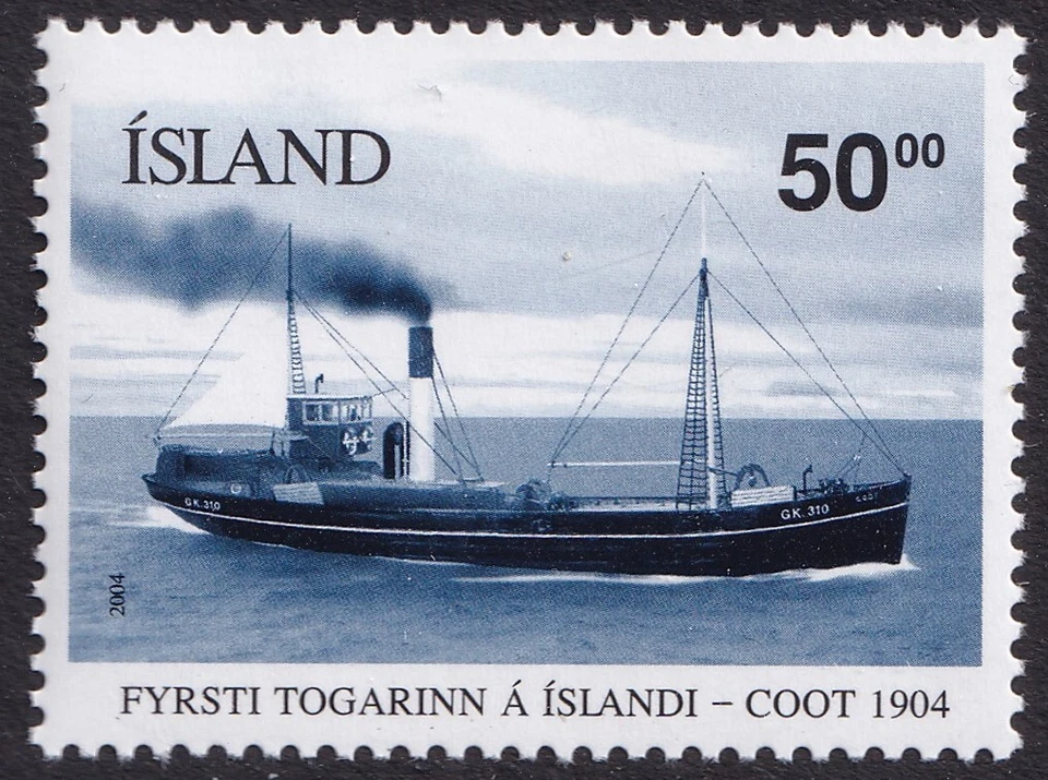Barco de pesca Islandia 2004 Coot.  Muy bueno. MNH Foto 1 de 1