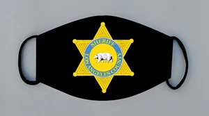 Máscara reutilizable del sheriff del condado de Los Ángeles policía adjunto patrullero LEO - Imagen 1 de 1