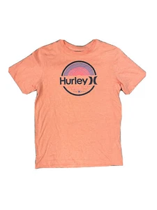 Hurley Coral Logo Tshirt Boys Size 18/20  - Picture 1 of 1