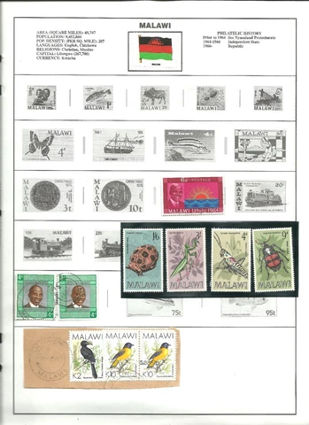 Malawi stamps Cover