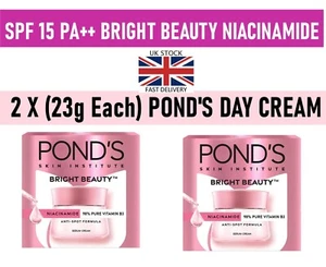 2 x 23G Pond's Bright Beauty Day Face cream SPF15 Vitamin B3 Lighten Dark Spots - Picture 1 of 10