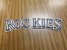 MLB COLORADO ROCKIES LOGO 2-PIECE JERSEY BREAST PATCH  IRON-ON EMBLEM