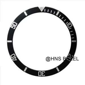 BEZEL INSERT FOR MEN SEIKO 7002,6309,7S26,SKX007K2 DIVER AUTOMATIC BLACK - Picture 1 of 1