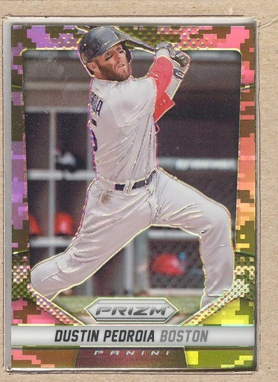Dustin Pedroia 69 2014 Panini Prizm Camo Prizm - Image 1 of 1