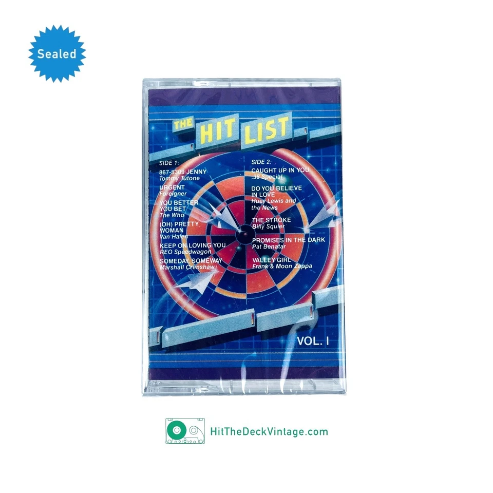 K-Tel The Hit List Vol 1 Cassette Tape 1982 Compilation Foreigner Squier SEALED - Image 1 of 4