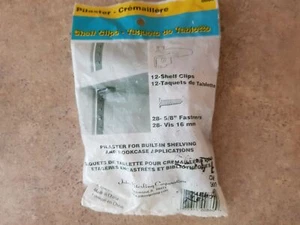 JOHN STERLING PB-0086-WT CLIPS DE PILASTRA, BLANCO, PK12 UC3-2 (16) - Imagen 1 de 2
