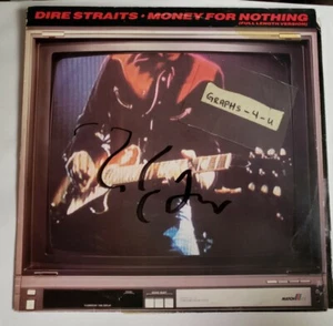 Mark Knopfler signed Dire Straits Autogramm COA 1 Money For Nothing - Bild 1 von 5
