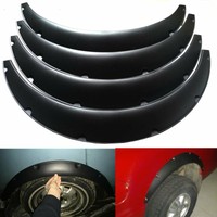 4Pcs 3.5"/90mm Universal Flexible Car Fender Flares Extra Wide Body Wheel Arches