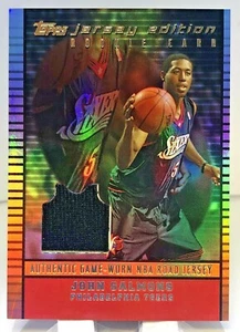 John Salmons 2002-03 Topps Jersey Edition Copper 274 / 299 je JRS Rookie 76ers - Picture 1 of 2