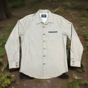 FREEDMAN Los Angeles LIMITED EDITION Button Front Shirt Mens XL Canvas Denim - Picture 1 of 16