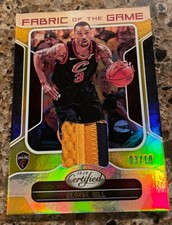 GEORGE HILL 2018-19 CERTIFIED GOLD FABRIC OF THE GAME 2-COLOR PATCH #03/10 (UTAH