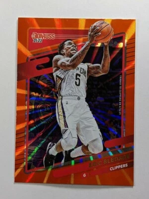 2021-22 Donruss Basketball - Eric Bledsoe ORANGE LASER - #101 - Clippers - Image 1 of 2