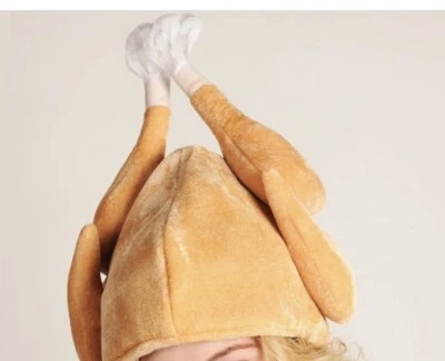 男式烤火鸡帽感恩节毛绒土耳其服装 — 第 1/4 张图片