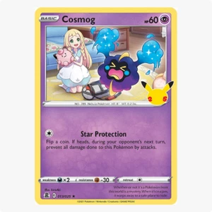 Cosmog 013/025 Celebrations Pokemon TCG Holo Rare - Picture 1 of 2