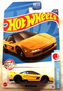 HOT WHEELS 2022 Yellow '90 Acura NSX HW J-Imports Series - Picture 1 of 2