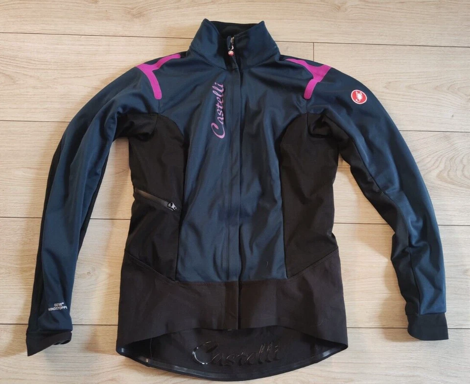 Женская эластичная куртка Castelli Rosso Corsa Gore Windstopper размер «Small» - Изображение 1 из 4