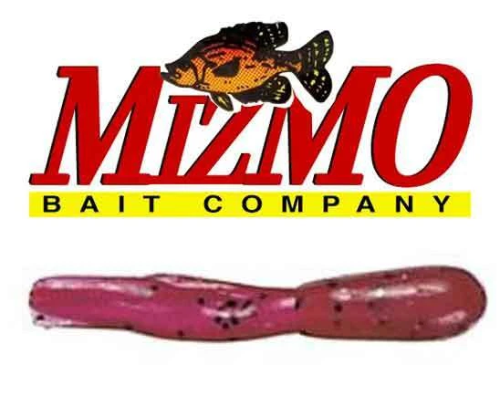 Tubos Mizmo Crappie Panfish 1,5 pulgadas especificaciones 11099 rojo con brillo en escamas negras Foto 1 de 1