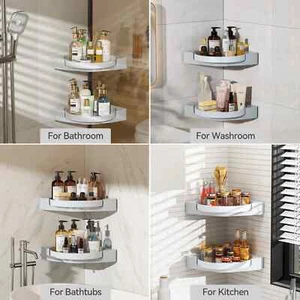 LAMU 2 pack Shower Lazy Susan Caddy -Gara - Picture 1 of 8