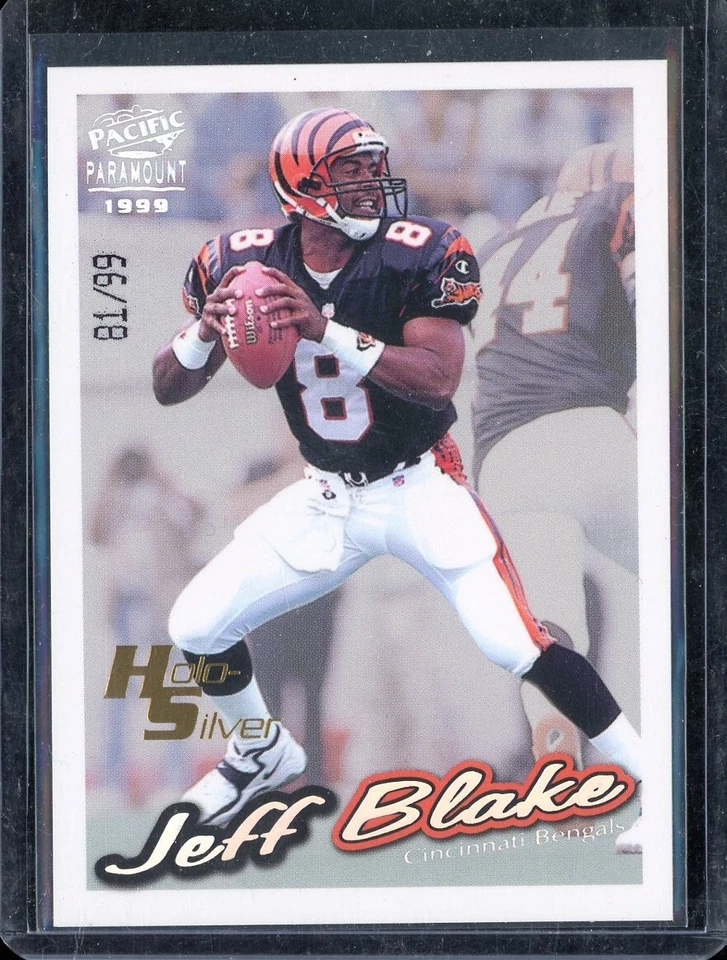 1999 Pacific Paramount Holo-Silver #50 Jeff Blake 81/99 - Image 1 of 1