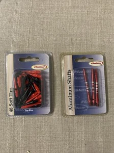 Halex 48 puntas suaves tamaño 2ba y ejes de aluminio nuevos en paquete piezas de dardos accesorios - Imagen 1 de 5