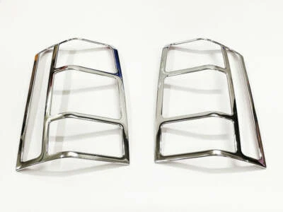 A Pair Chrome Tail Light Cover Trim Set for Jeep Patriot 2007-2017 - Imagem 1 de 2