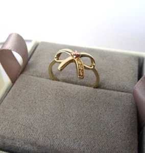 Anillo Arco de Diamantes Clogau de Oro Amarillo y Rosa Talla M Precio de venta sugerido por el fabricante £300 - Imagen 1 de 6