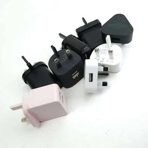 Sony,Nokia,etc phone chargers joblot Travel adapters bundle x 8 - UK Plug - Picture 1 of 7