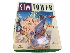 Vintage computer game,sim tower The vertical empire,MAXIS 1995,Compact disk cd - Picture 1 of 11