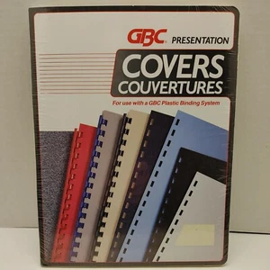 GBC Cubiertas de presentación de pergamino de grano resistente Encuadernación de plástico 25 juegos 2001003 - Imagen 1 de 8