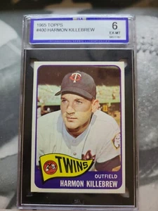 1965 Topps #400 Harmon Killebrew ISA 6 HOF Minnesota Twins  - Picture 1 of 2