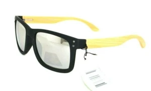 Bambus Herren Sonnenbrille verspiegelte Gläser #2 - Bild 1 von 2