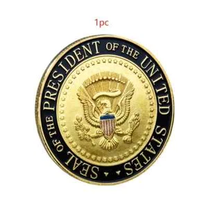 Donald Trump Gedenkmünze USA Präsident Metall Souvenir - Bild 1 von 6