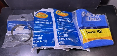 Eureka RR Vacuum Bags - Quantity: 25 plus Electrolux repair parts - Image 1 of 2
