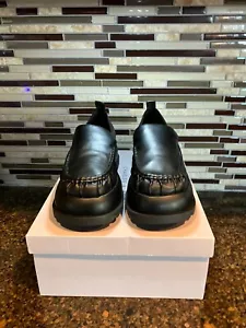 CHARLES & KEITH Black Frankie Chunky Platform Shoes Size 10 (UK 40) - Picture 1 of 4