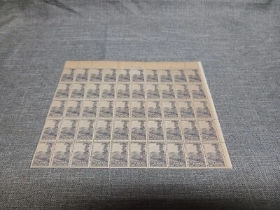 Great Smoky Mountains 10 cent United States Postage Stamps Sheet of 50 Yellowed - Image 1 of 4