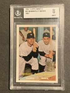 1997 TOPPS MANTLE #23 M.MANTLE/Y.BERRA 1957 - Picture 1 of 2