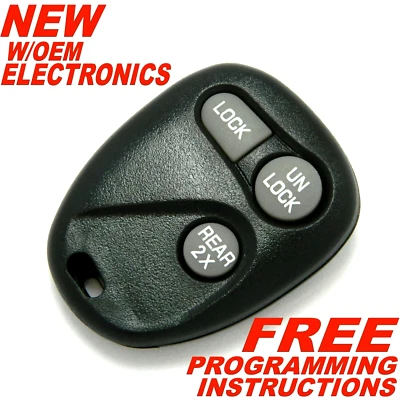 NEW 1997 1998 1999 CHEVROLET ASTRO GMC SAFARI REMOTE KEY FOB ABO1502T REAR X2 - Image 1 of 4