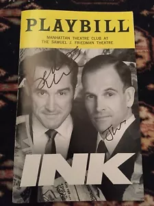 Bertie Carvel And Johnny Lee Miller Signed Ink Playbill - Picture 1 of 5