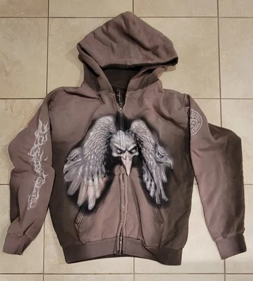 Travis Scott Hoodie Coachella 2025 Birds Small Zip-Up  Official Merchandise - Image 1 of 3
