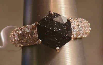 Anillo Bomb Party Untamed RG65610 'Bold By Nature' Ónix Arenisca Oro Talla 10 Foto 1 de 4